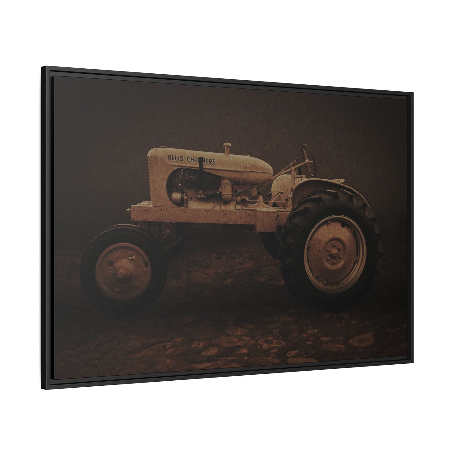 Vintage Allis Chalmers WC | Framed Wall Art on Stretched Canvas