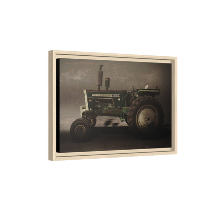 Classic Oliver 1855 Tractor | Framed Wall Art on Stretched Canvas
