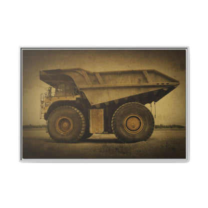 Big Wheel 795 Hauler Photo Art on Framed Canvas