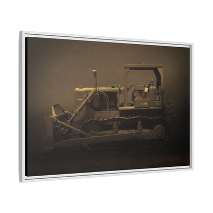 Classic D7 Dozer | Framed Wall Art on Stretched Canvas
