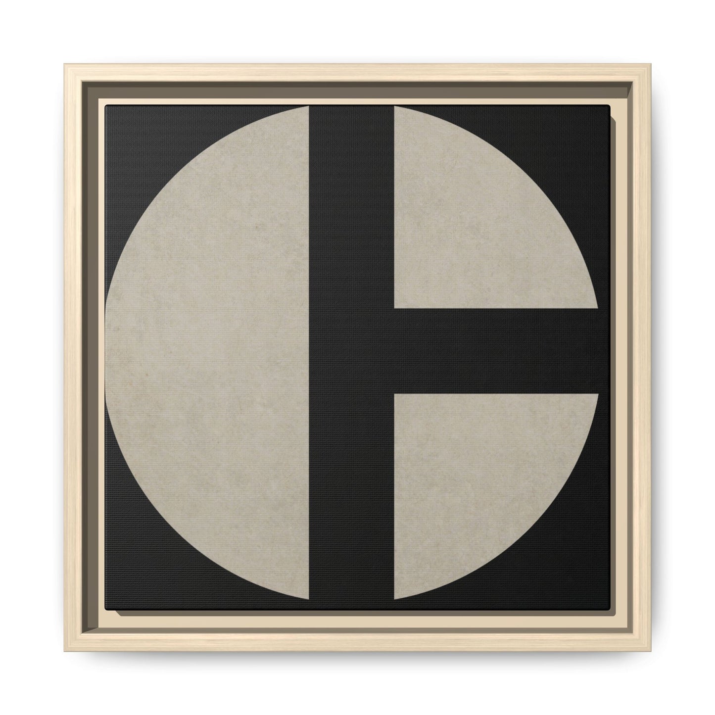 C Moon - CLEAN  | Framed Wall Art on Stretched Canvas
