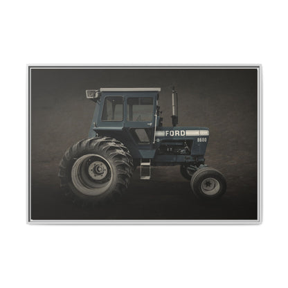 Vintage Ford 8600 Tractor Photo Wall Art on Canvas