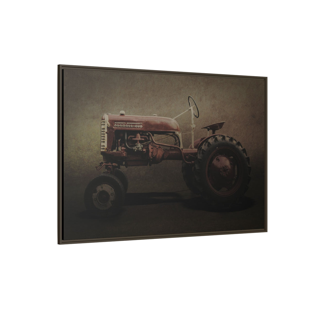 Vintage Farmall Cub Tractor | Framed Wall Art on Stretched Canvas