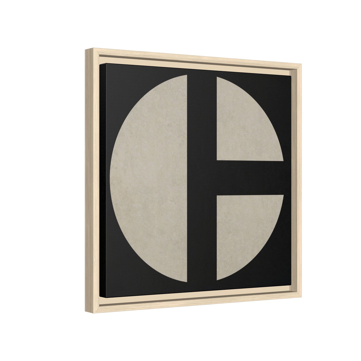 C Moon - CLEAN  | Framed Wall Art on Stretched Canvas
