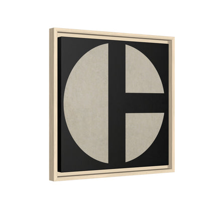 C Moon - CLEAN  | Framed Wall Art on Stretched Canvas