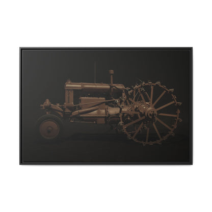 Vintage Ford Fordson Steel Wheel Photo Wall Art on Framed Canvas