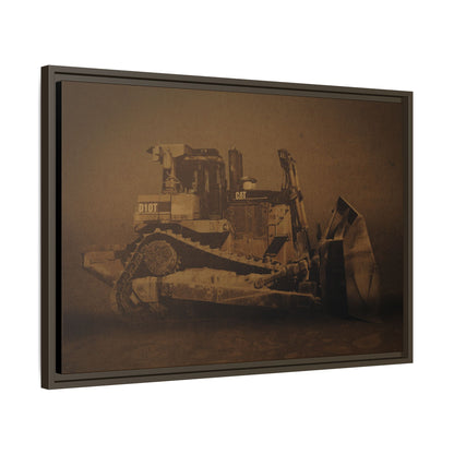 Classic Crawler D10T Photo Wall Art on Canvas