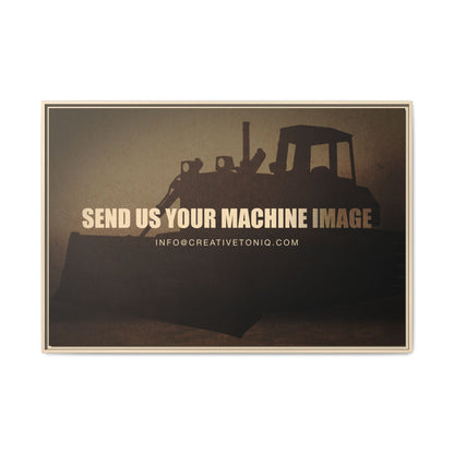 Personalized Machine Art | Framed Photo Wall Art on Canvas