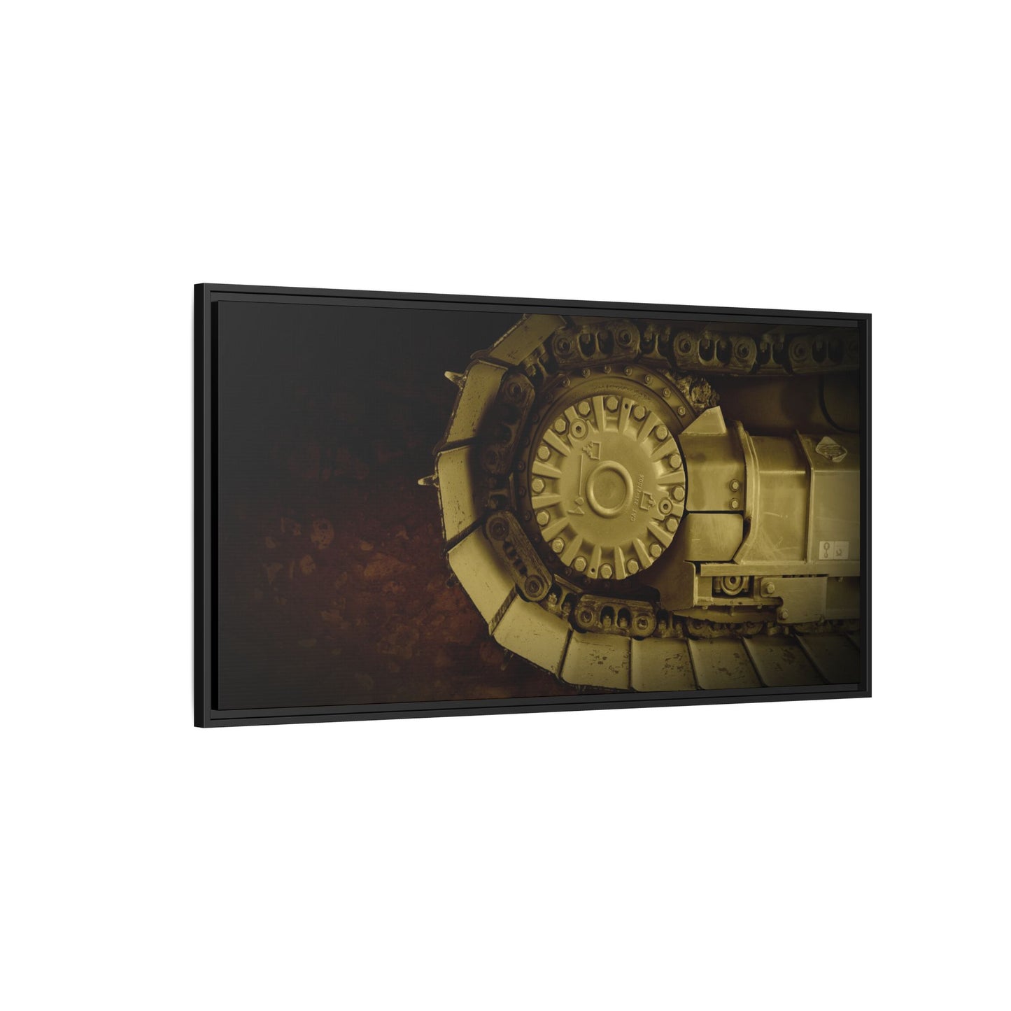 Dramatic Dozer Tracks | Photo Wall Art on Canvas