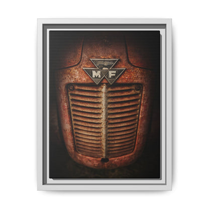Vintage Rusty Massey Grill on Canvas