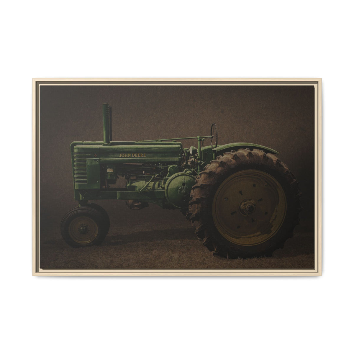 Vintage John Deere Model G | Framed Wall Art on Stretched Canvas