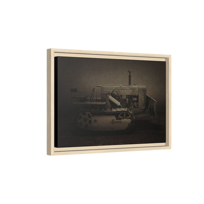 Vintage John Deere MC | Framed Wall Art on Stretched Canvas