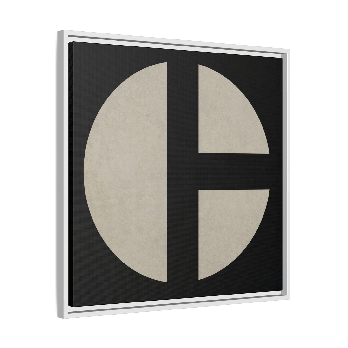 C Moon - CLEAN  | Framed Wall Art on Stretched Canvas