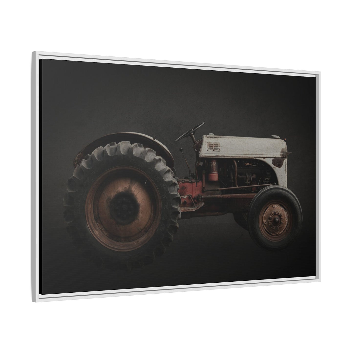 Vintage Ford 8N Tractor Photo Wall Art on Canvas