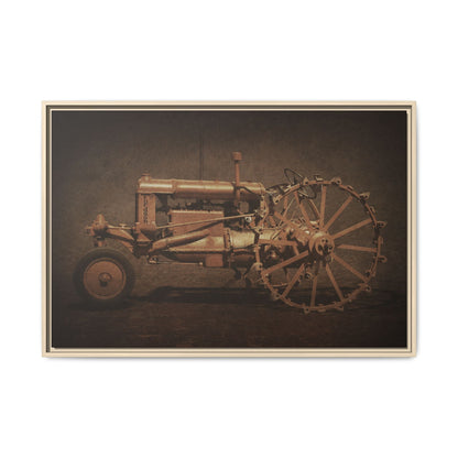 Vintage Ford Fordson Steel Wheel | Wall Art on Framed Canvas