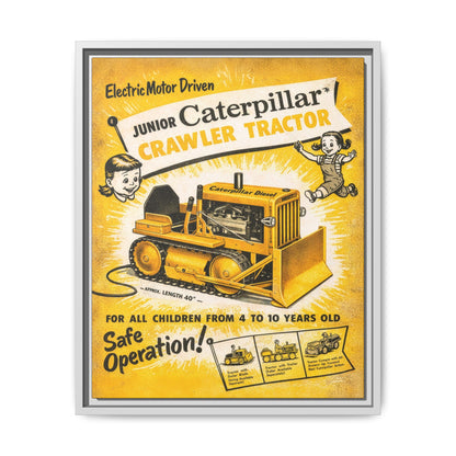 Junior Crawler Vintage Advertisement Art | Framed Wall Art on Canvas
