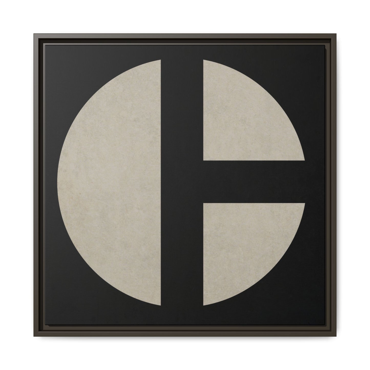 C Moon - CLEAN  | Framed Wall Art on Stretched Canvas