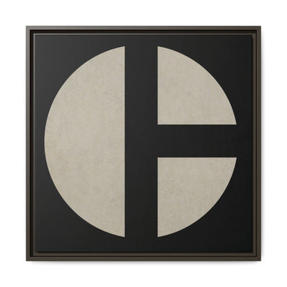 C Moon - CLEAN  | Framed Wall Art on Stretched Canvas