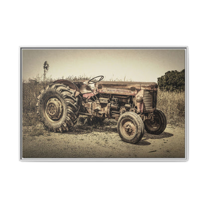Vintage Massey Ferguson MF 35 - Framed Wall Art on Canvas