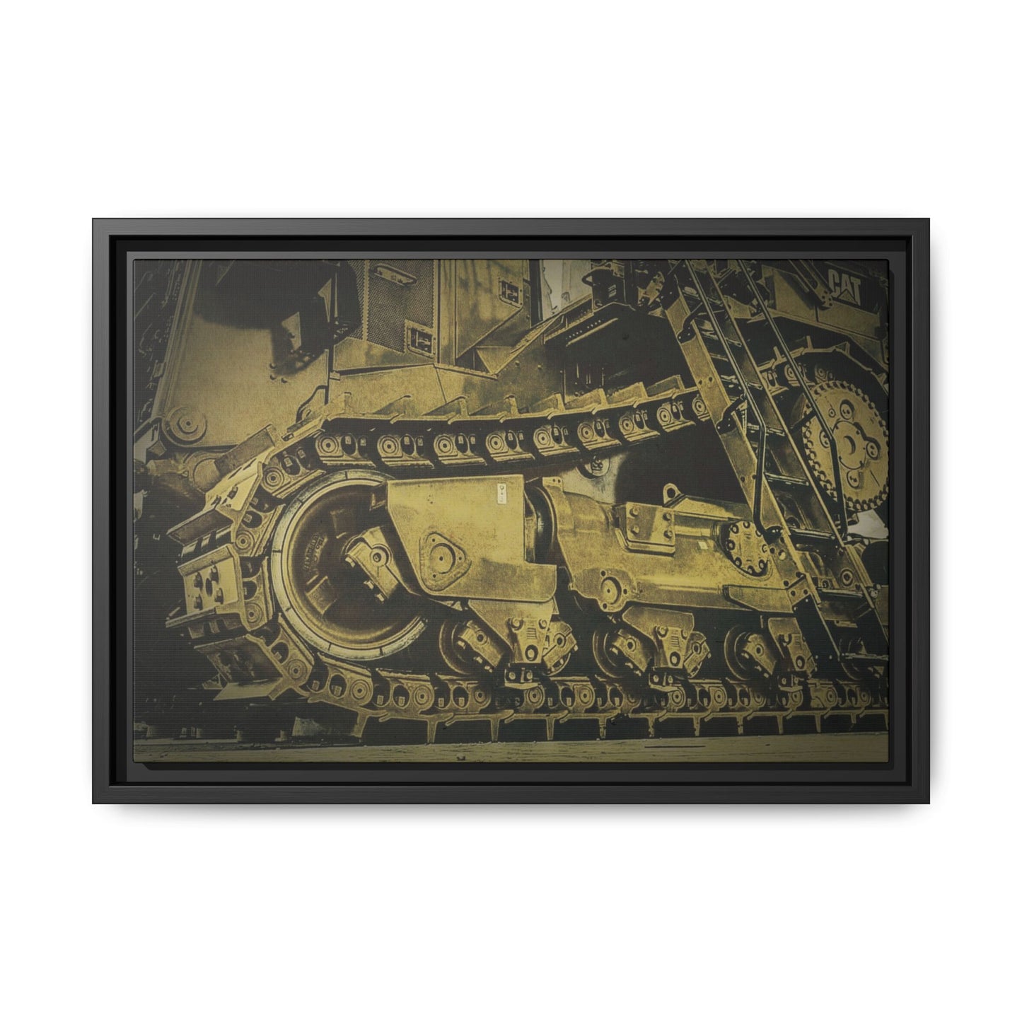 Big D11 Dozer Detail | Photo Art on Framed Canvas