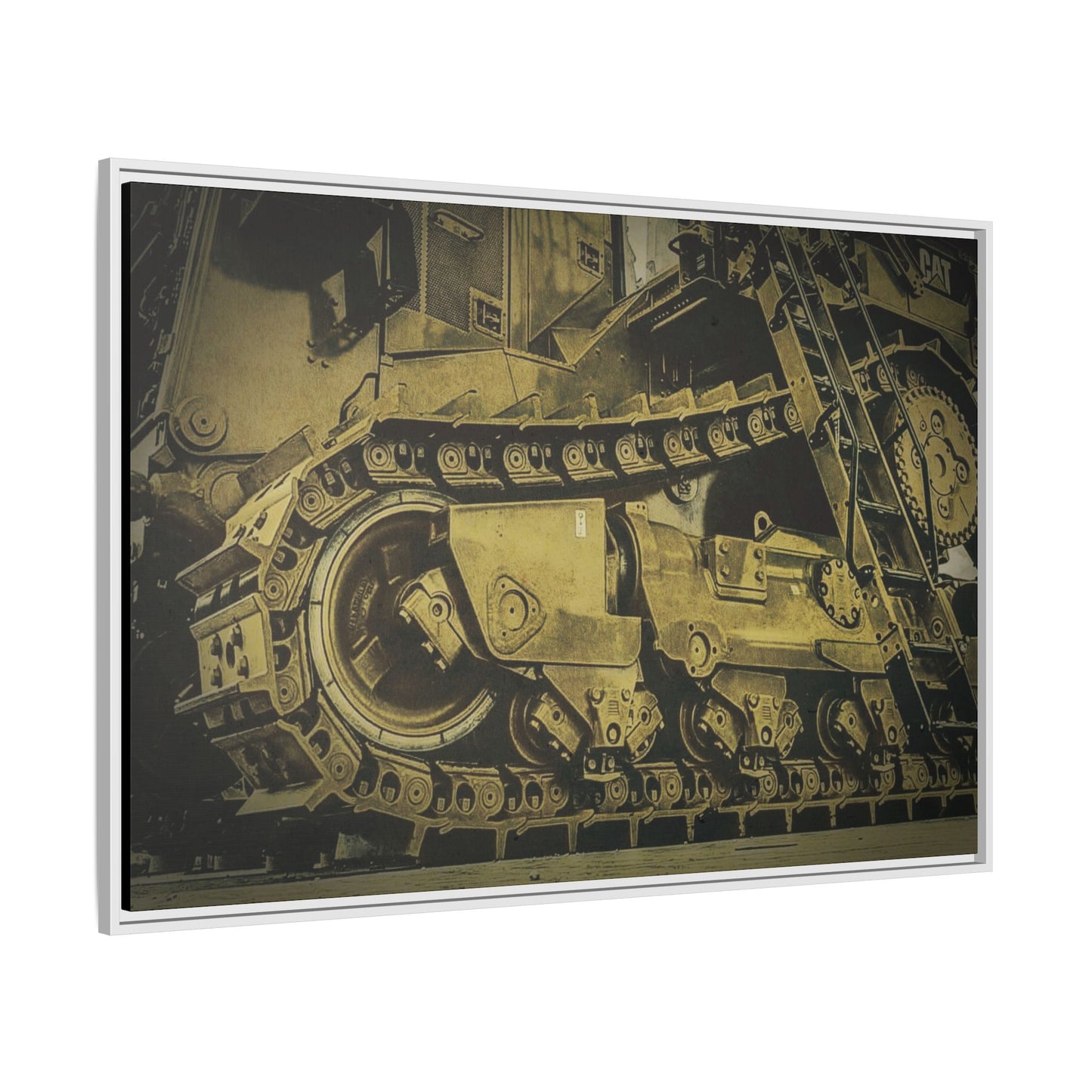 Big D11 Dozer Detail | Photo Art on Framed Canvas
