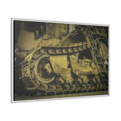 Big D11 Dozer Detail | Photo Art on Framed Canvas
