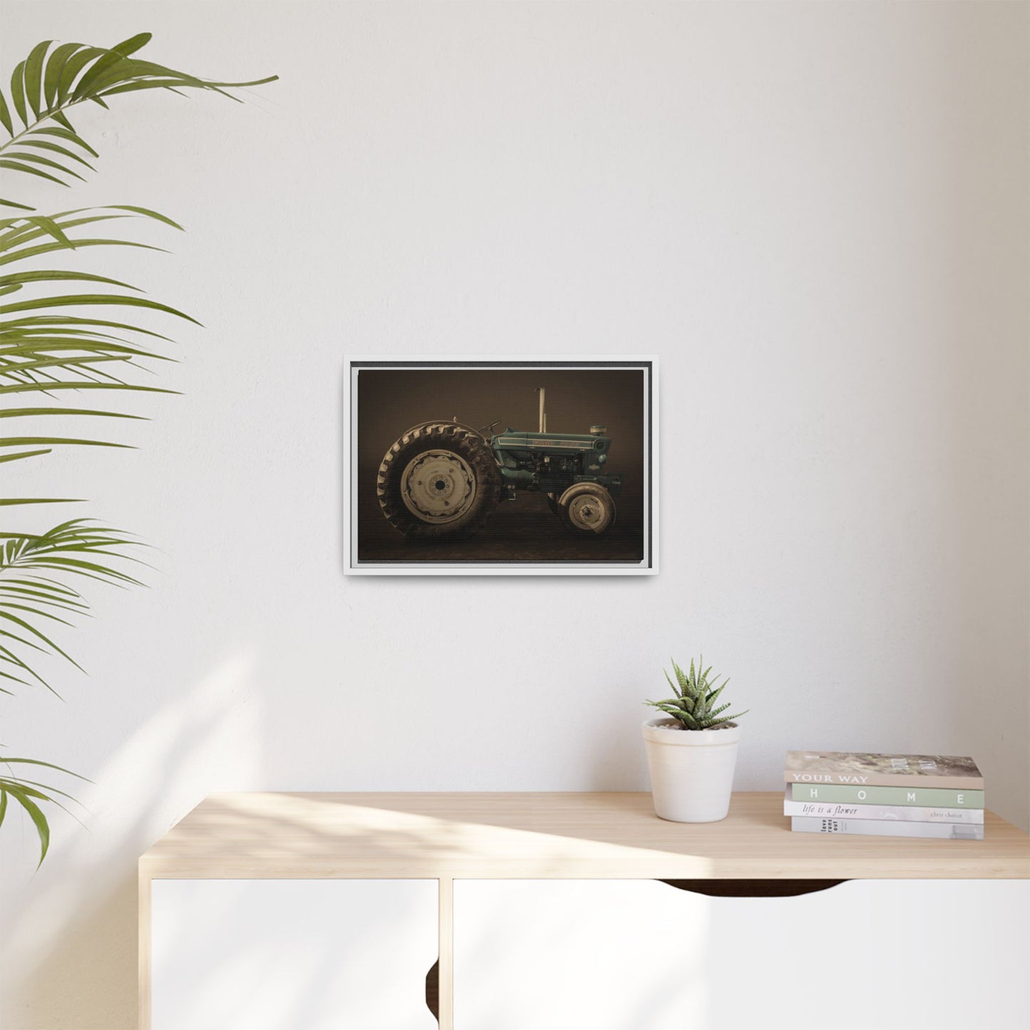Classic Ford 7000 Tractor Photo Wall Art | Framed Stretched Canvas