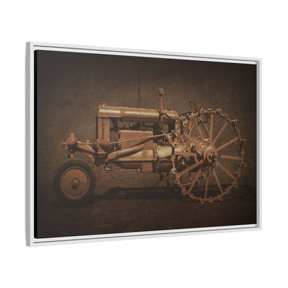 Vintage Ford Fordson Steel Wheel | Wall Art on Framed Canvas