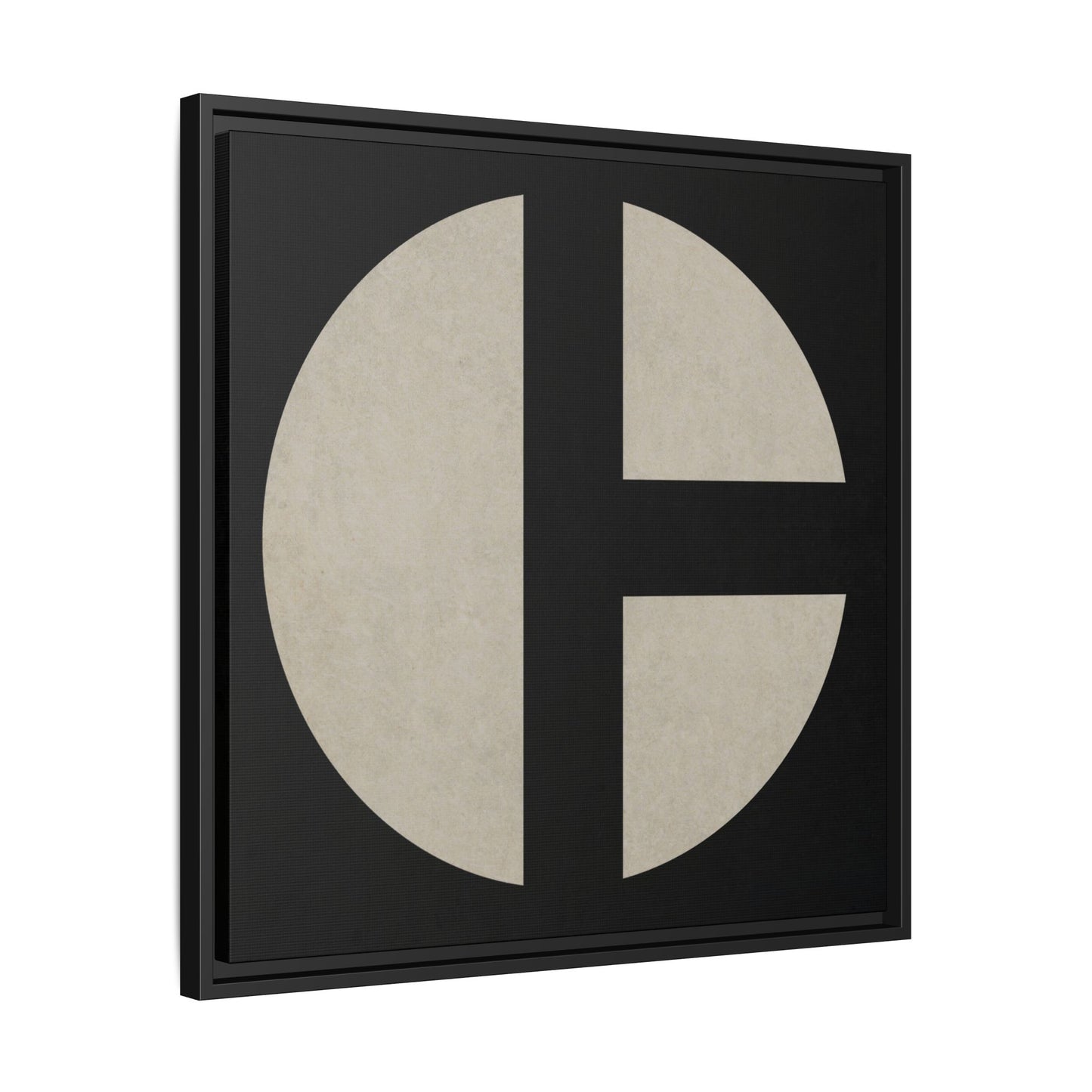 C Moon - CLEAN  | Framed Wall Art on Stretched Canvas