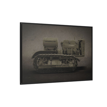 Vintage 60 'Diesel' Crawler | Framed Photo Wall Art on Canvas