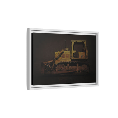 Classic D6D Dozer | Framed Wall Art on Stretched Canvas