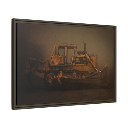 Classic D8 Dozer | Framed Wall Art on Stretched Canvas