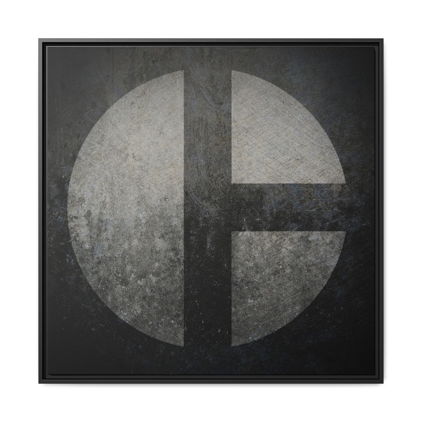 C Moon  | Framed Wall Art on Stretched Canvas