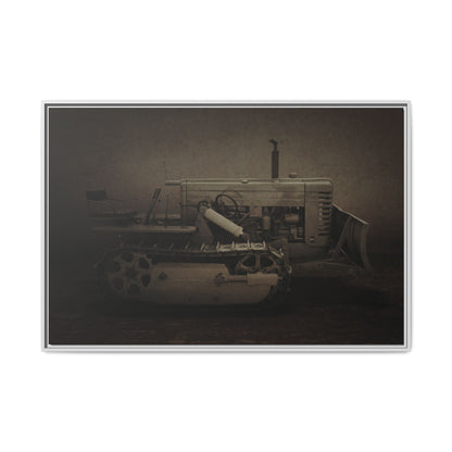 Vintage John Deere MC | Framed Wall Art on Stretched Canvas