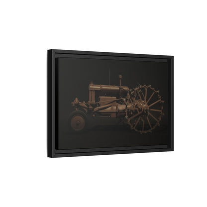 Vintage Ford Fordson Steel Wheel Photo Wall Art on Framed Canvas