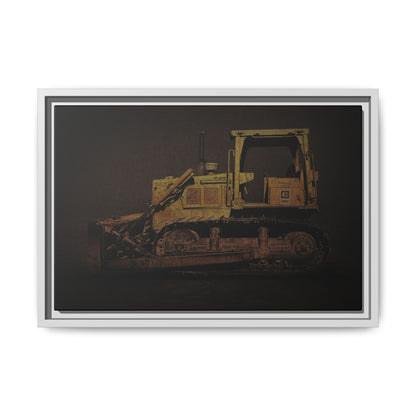 Classic D6D Dozer | Framed Wall Art on Stretched Canvas
