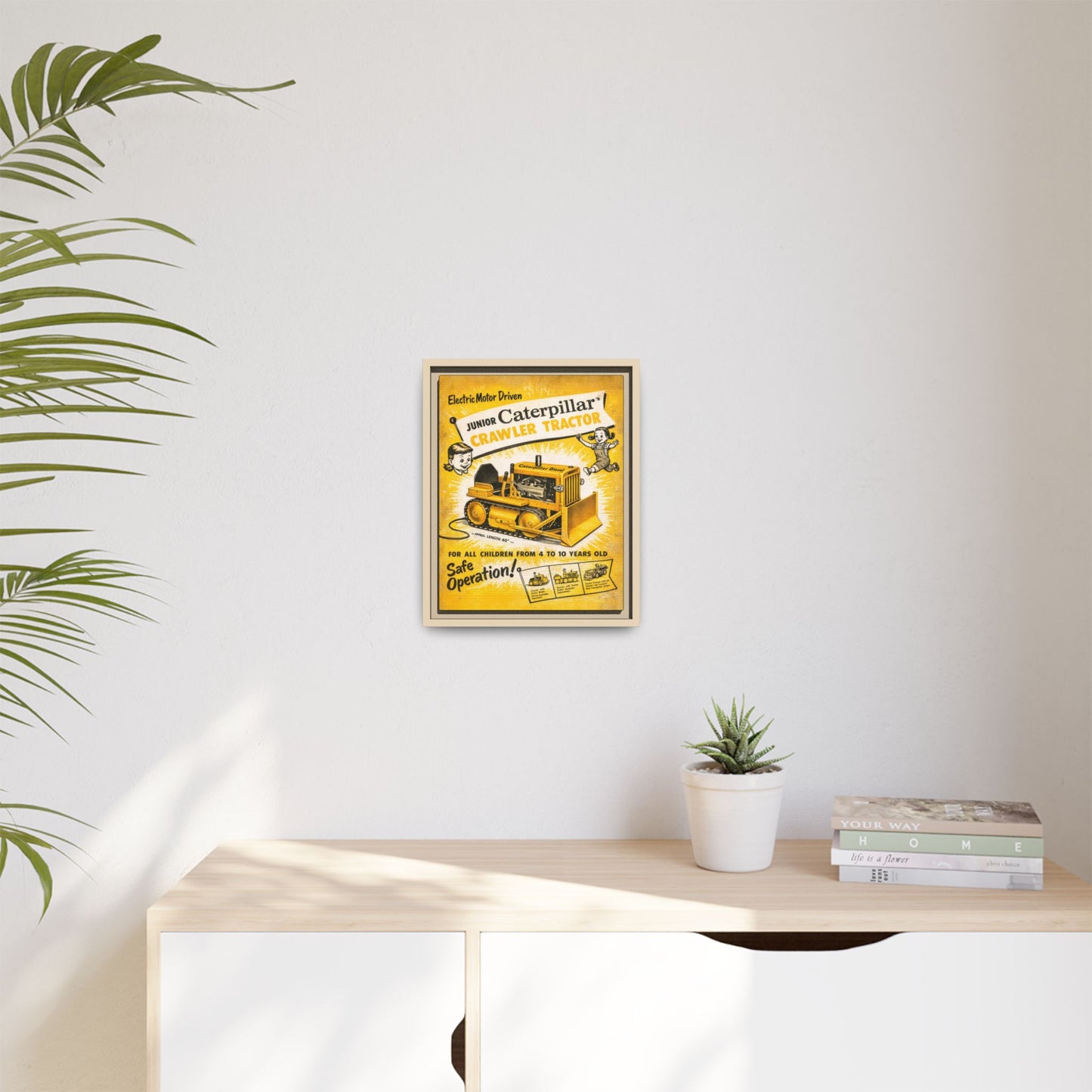Junior Crawler Vintage Advertisement Art | Framed Wall Art on Canvas