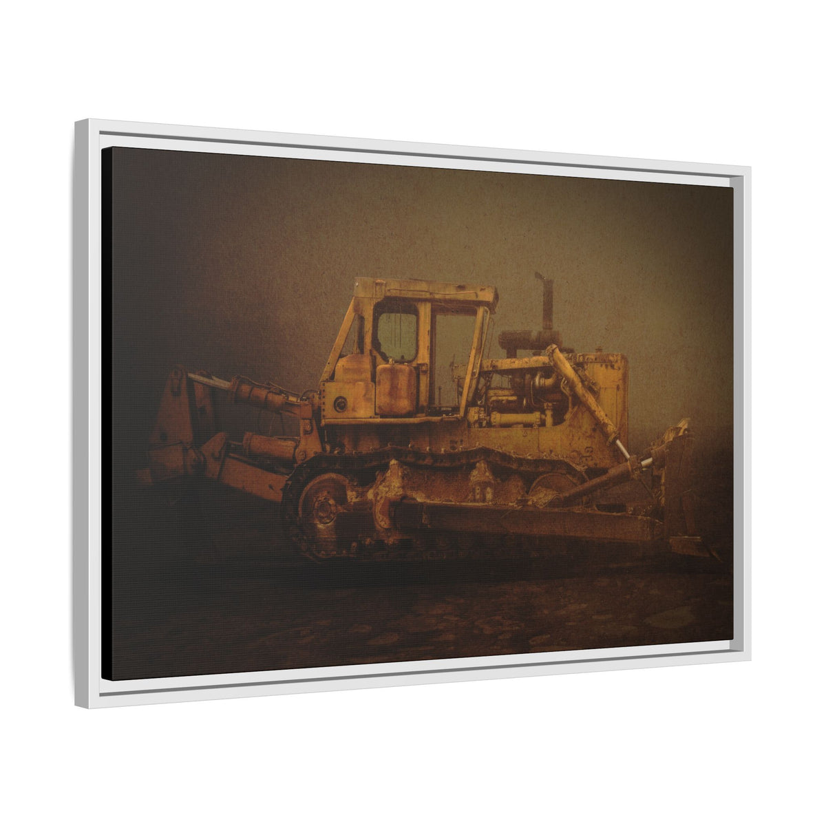 Classic D8 Dozer | Framed Wall Art on Stretched Canvas