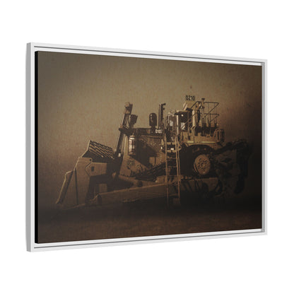 Classic D10Z Dozer | Framed Wall Art on Stretched Canvas
