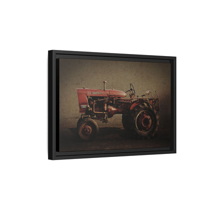 Vintage Farmall Model 140 Tractor | Framed Wall Art on Stretched Canvas