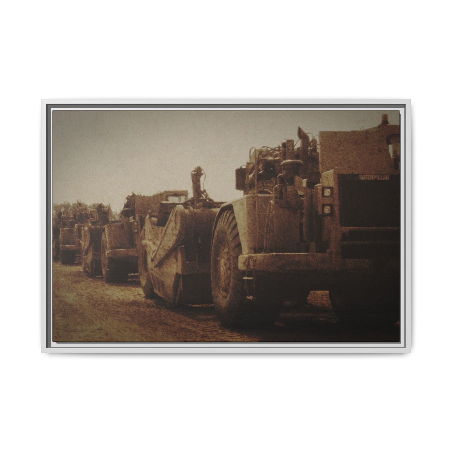 Classic Scraper Lineup | Framed Wall Art on Stretched Canvas