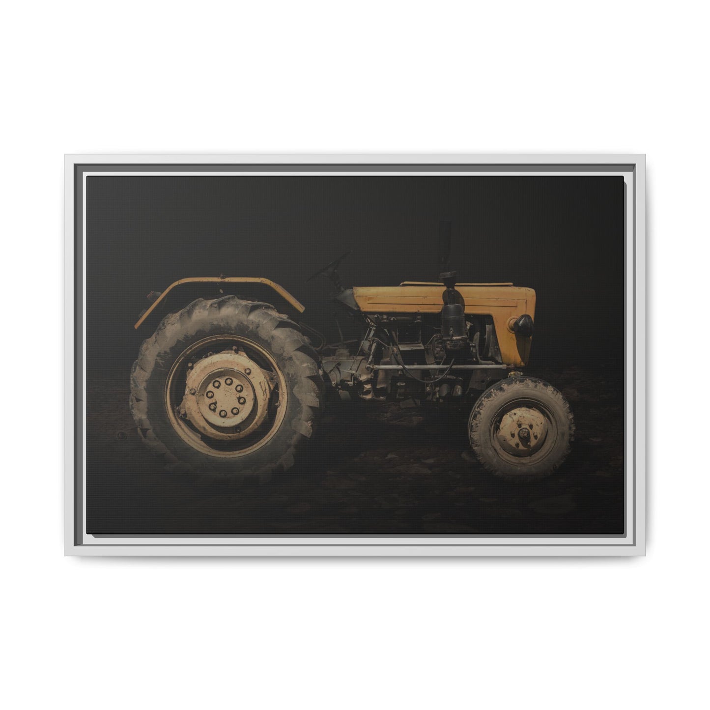 Vintage Usra Tractor Photo Wall Art on Canvas