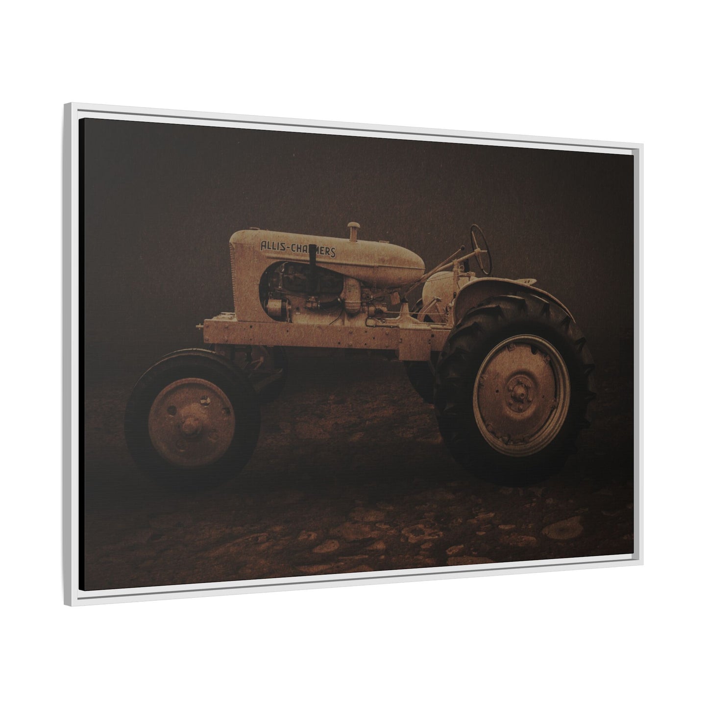 Vintage Allis Chalmers WC | Framed Wall Art on Stretched Canvas