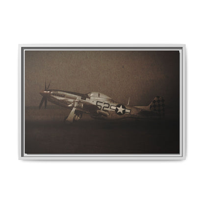 P-51 MUSTANG | Framed Wall Art on Stretched Canvas