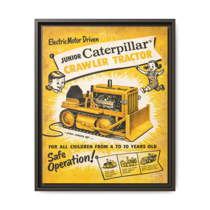 Junior Crawler Vintage Advertisement Art | Framed Wall Art on Canvas