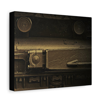 Dramatic Undercarriage Track Right | Stretched Canvas Wall Art | Unframed