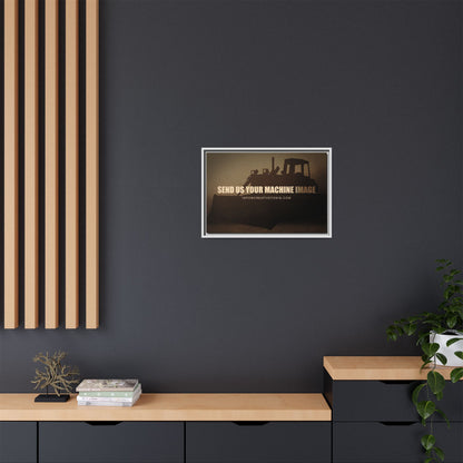 Personalized Machine Art | Framed Photo Wall Art on Canvas