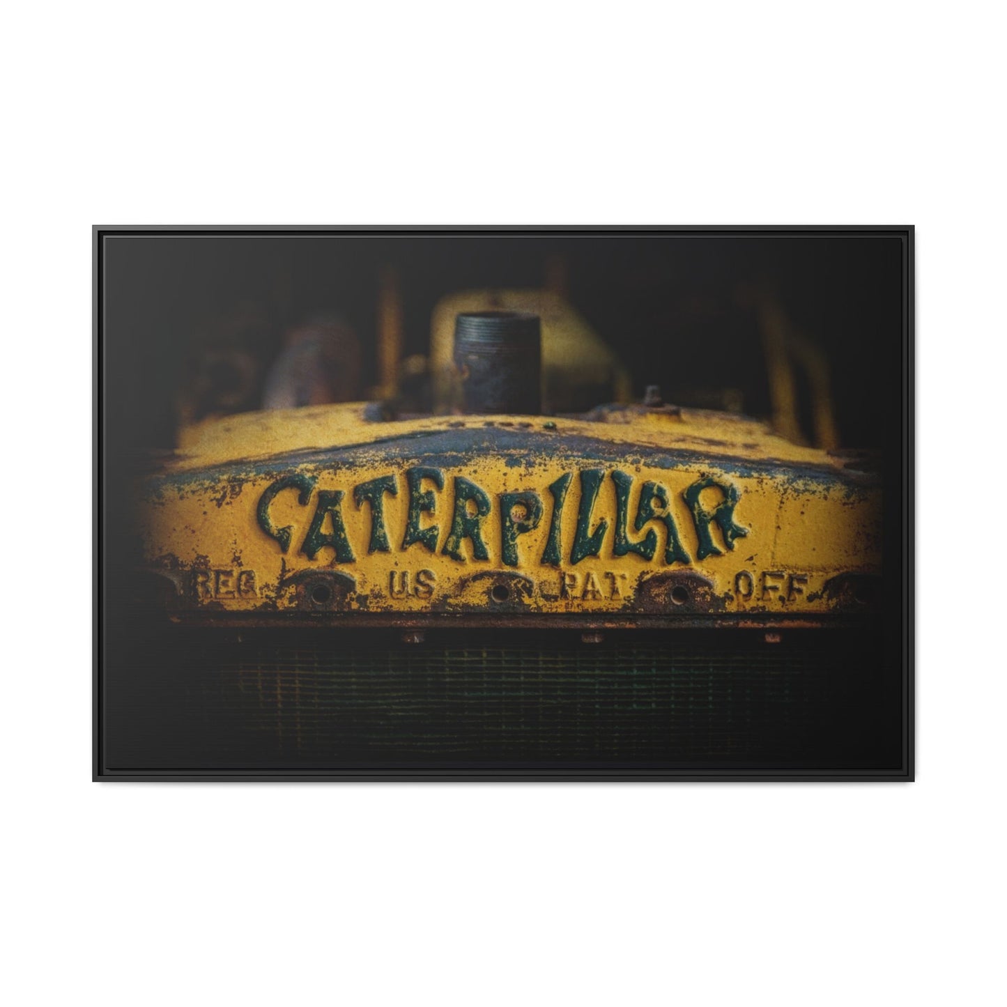 Vintage  Crawler Grill | Framed Wall Art on Stretched Canvas