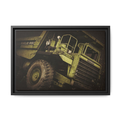 Classic Euclid Hauler Action | Framed Wall Art on Stretched Canvas