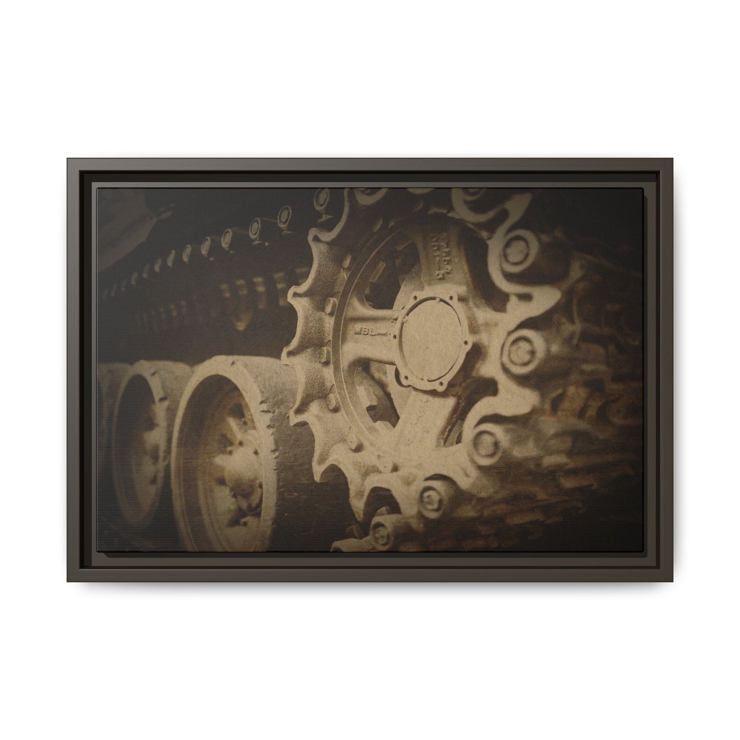 Weathered Crawler CloseUp | Framed Wall Art on Stretched Canvas